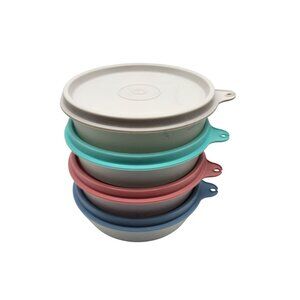 Tupperware Stackable Bowls With Lids Set Of 4 Small dessert bowls
